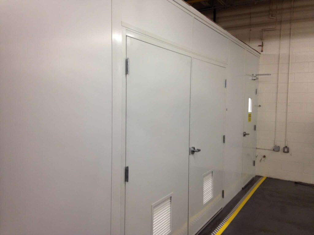 sound enclosure at power management company