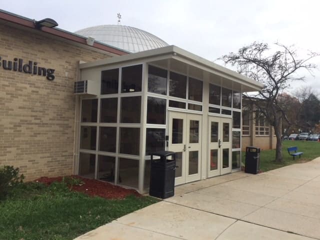 entry vestibule at baltimore school