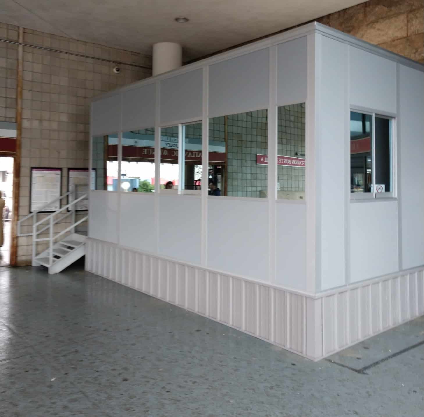 Security Booth at a Boston Terminal