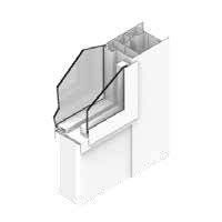 Cross-sectional diagram of a modern double-pane window showing the frame, glass panels, and insulation for energy efficiency.