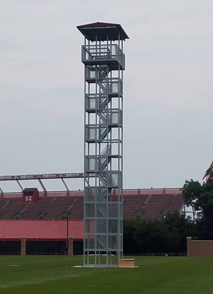 Rutgers sports video tower