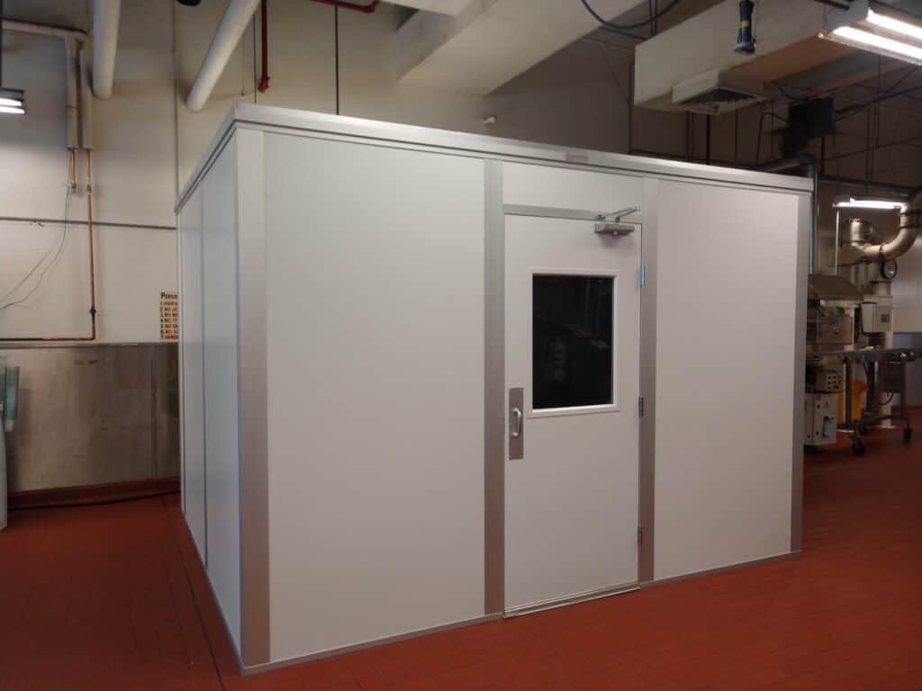 A small modular environmental room that serves as cooling chamber