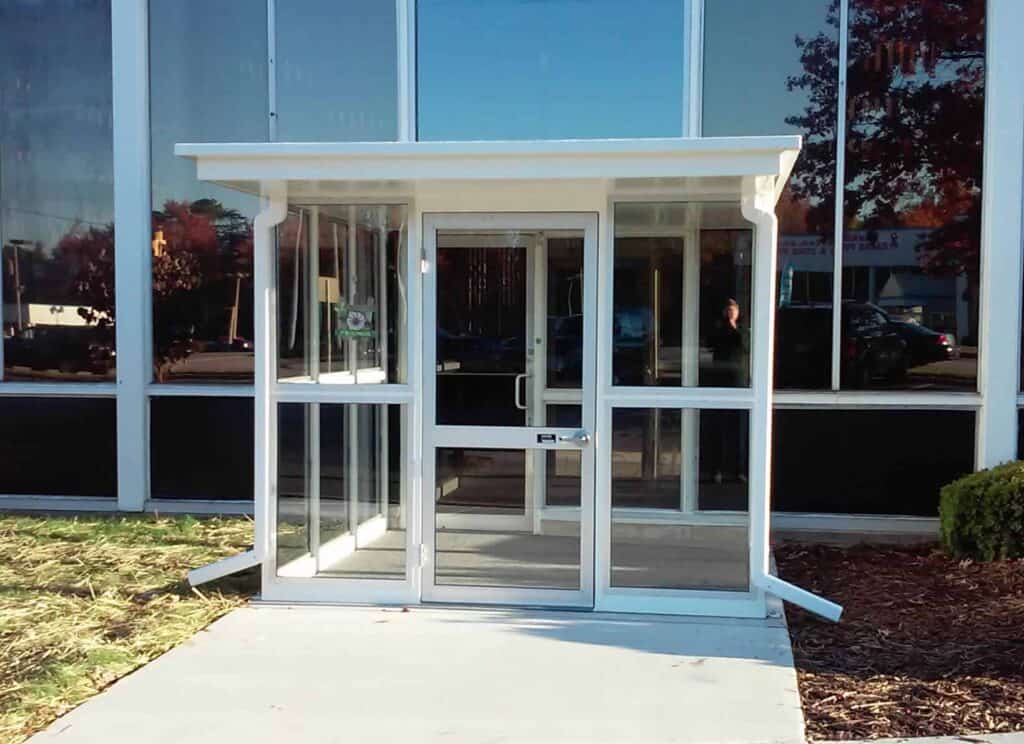 Prefabricated vestibules by Porta-King