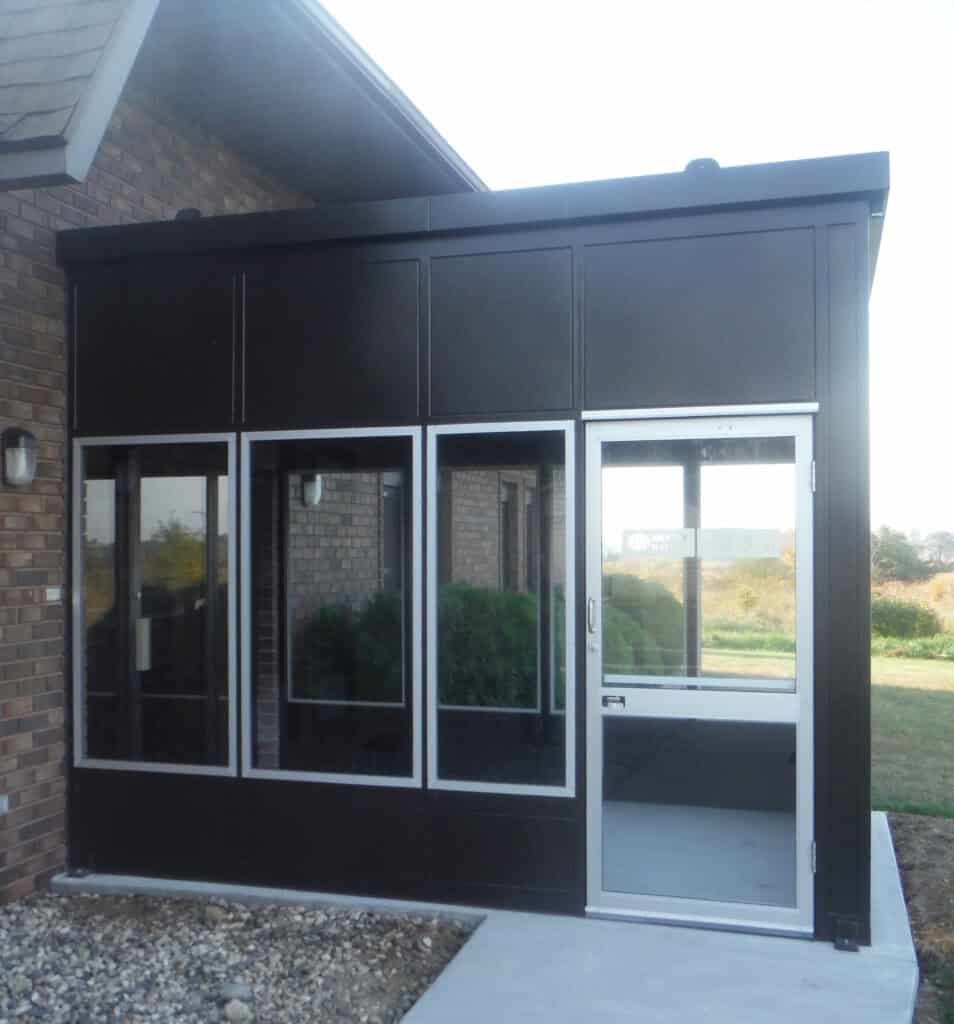 Entry vestibule at church entrance