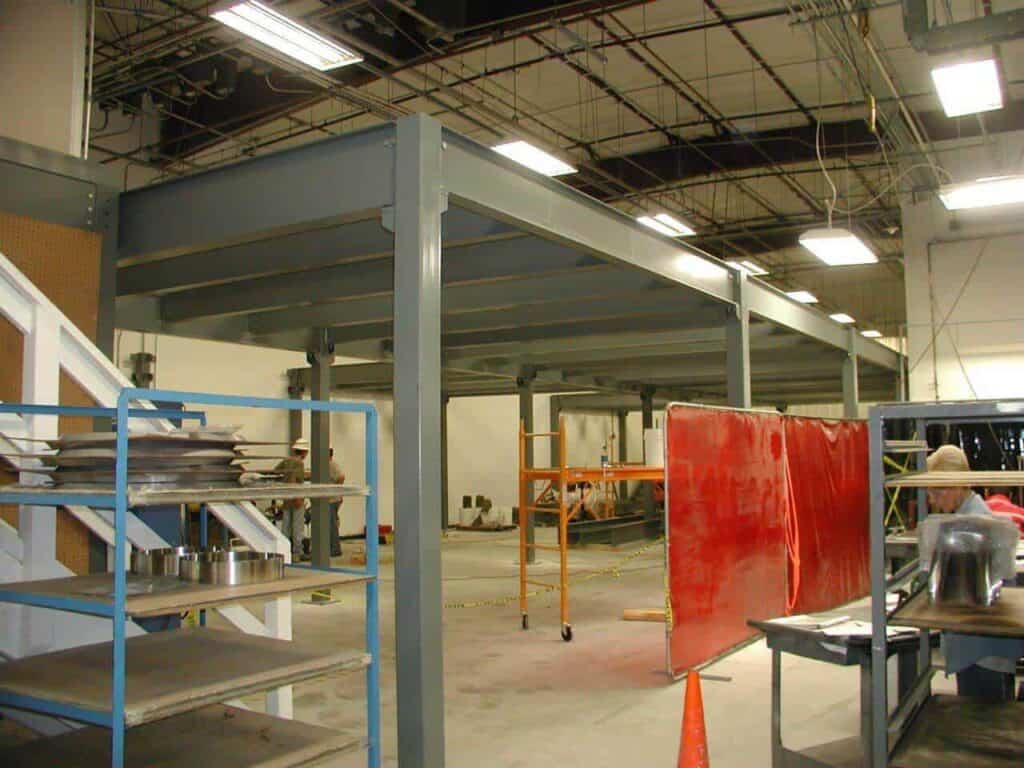 a storage platform being constructed