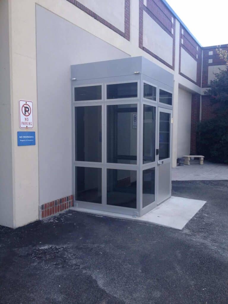 custom entry vestibule from Porta-King