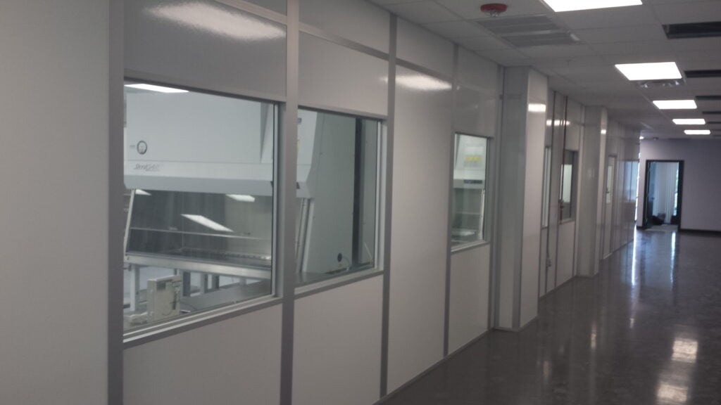 Isolation Room 6 isolation room with larger windows